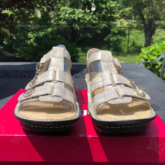 Alegria Kleo Leather Gladiator Sandals - Picture 4 of 11